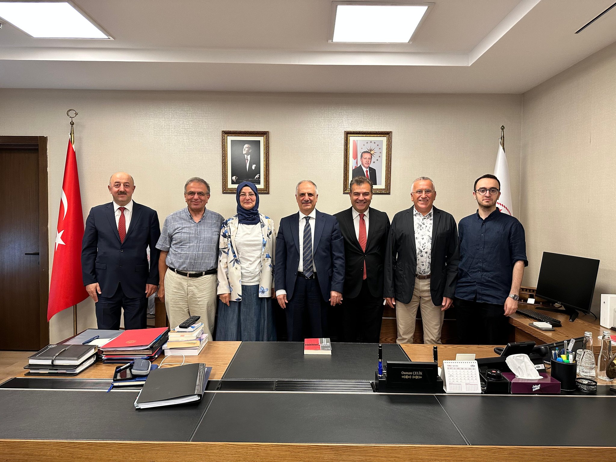 Hazine ve Maliye Bakan Yard. Sn. Osman Çelik’e Ziyaret
