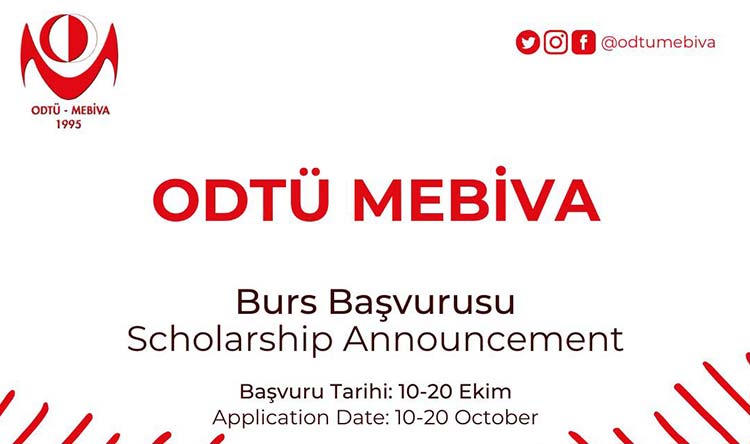 ODTÜ MEBİVA Burs Duyurusu